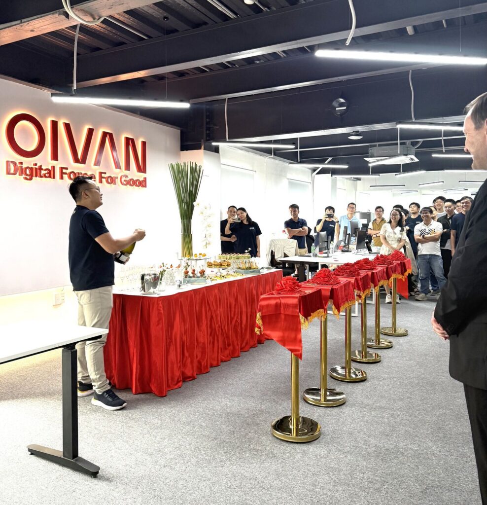 Oivan's new Ho Chi Minh City office opening celebrations in March 2026.